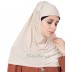 Jersey Instant Hijab -Cream